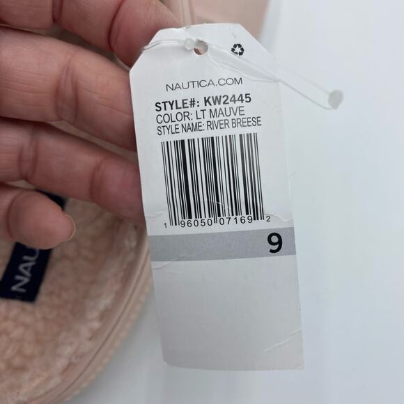 Nautica Clogs Women's 9 Slip On Fleece Lined Soft Pink - Picture 4 of 7